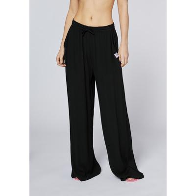 Jogginghose CHIEMSEE, Damen, Gr. S (34/36), Normalgrößen, schwarz, 100% Viskose, Hosen Jogginghose
