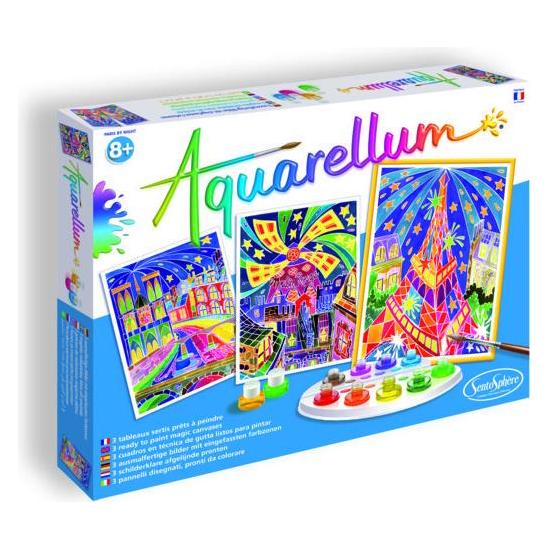 Sentosphere Aquarellum Paris Bei Nacht (6260)