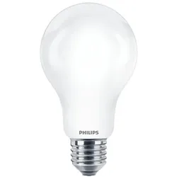 Leistungsstarke PHILIPS E27 CorePro LED Lampe in Birnenform 17,5W wie 150W warmweißes Licht & mattiertes Glas
