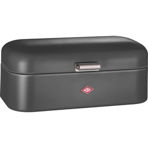 Wesco Brotkasten Grandy, Stahlblech, Klappdeckel, 42 x 22 x 17cm, graphit matt