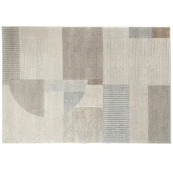 Webteppich   ¦ beige ¦ Wolle ¦ Maße (cm): B: 160