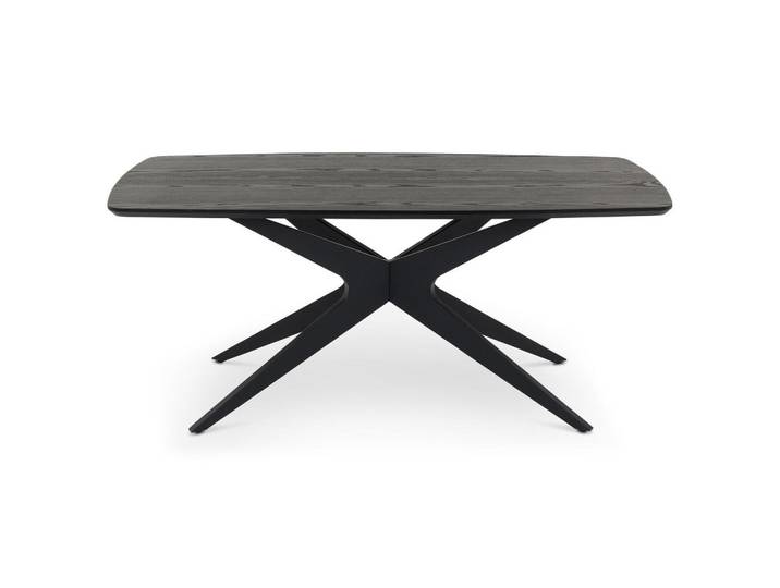 Idimex Esstisch Tavo schwarz, Schwarz, Mode, Rechteckig, 180x76x90 cm, Esszimmer, Esstische