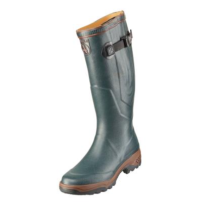 Gummistiefel AIGLE "Parcours 2 Vario", Damen, Gr. 43, dunkelgrün, Naturkautschuk, Schuhe Gummistiefel