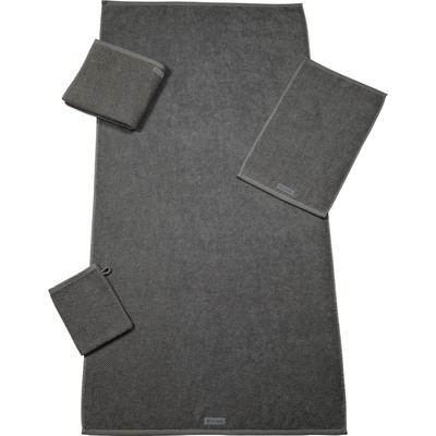 Saunatuch ROSS "SELECTION", grau (flanell), B:80cm L:200cm, Frottier, Obermaterial: 100% Baumwolle, Handtücher, Aus Bio-Baumwolle