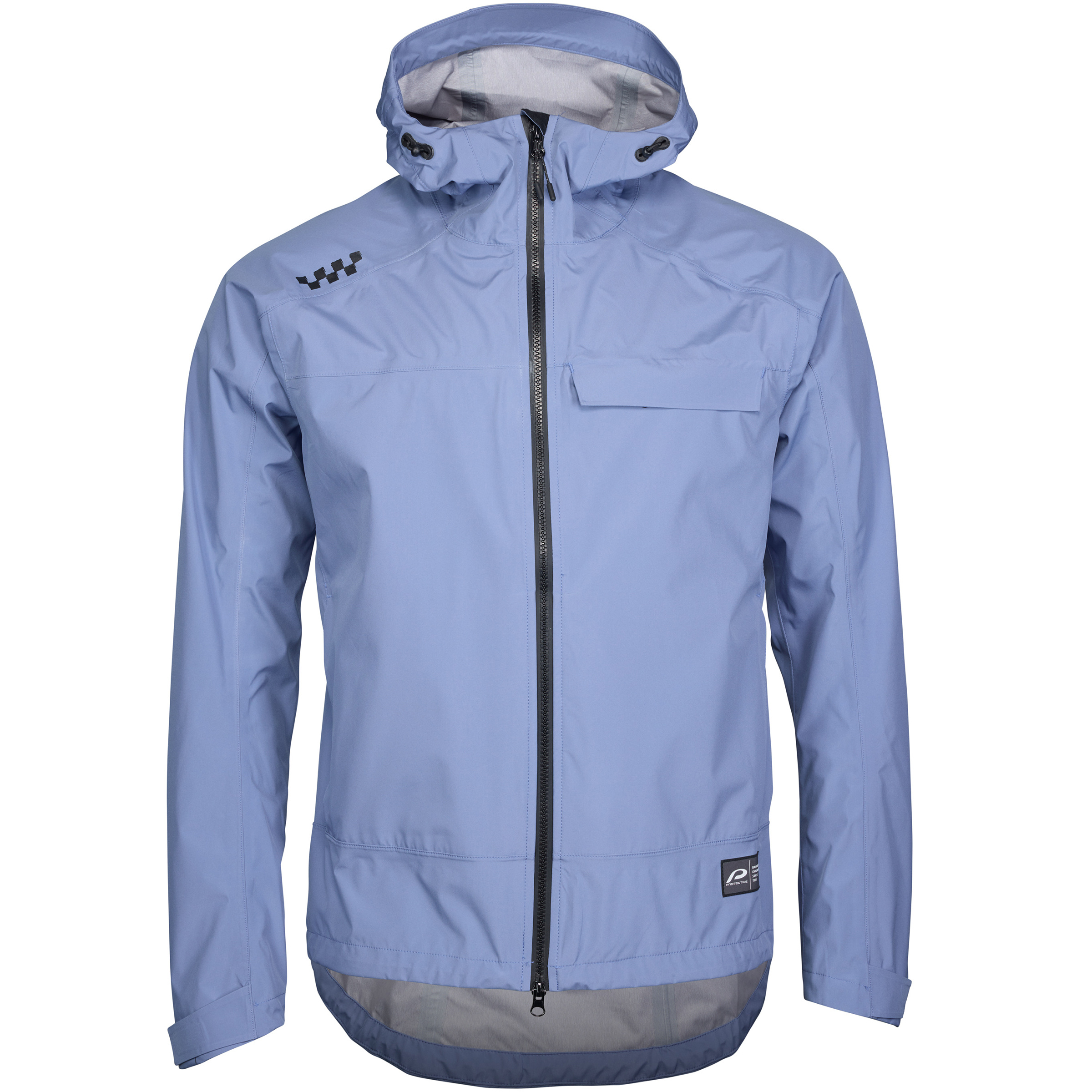 Protective Space Age Herren Regenjacke blau Größe L Mountainbike Winddicht Wasserabweisend