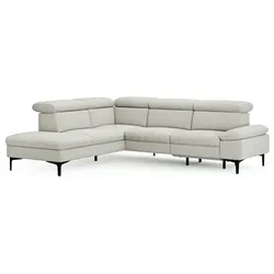 CASEDO Ecksofa Palma Stoff Naturel
