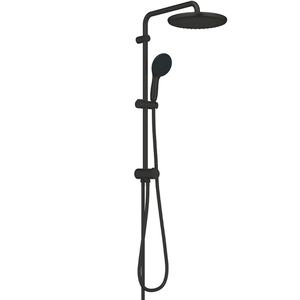 GROHE Duschsystem Vitalio Start System 250, schwarz matt, ohne Armatur, Maße Regendusche Ø 25 cm