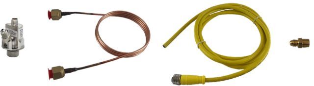 Grundfos Differenzdrucksensor mit Temp. 97747203 DPI 0-1,0bar G1/2 2x0-10V EPDM