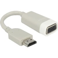 Adapter HDMI A Stecker > VGA Buchse grau, 15cm