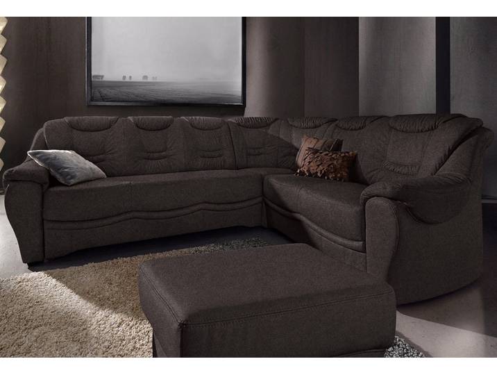 Ecksofa SIT & MORE Benson L-Form , schwarz, B:265cm H:94cm T:215cm, NaturLeder;Luxus-Microfaser;Luxus-Kunstleder;Primabelle-Microfaser, Sofas, Ecksofa, wahlweise mit Schlaffunktion
