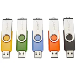Intenso Basic Line Multipack USB-Sticks 5x 16 GB