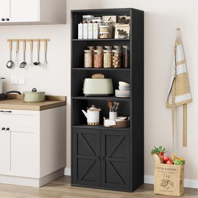 Garvee "71.4"" Farmhouse Bookcase & Bookshelf"