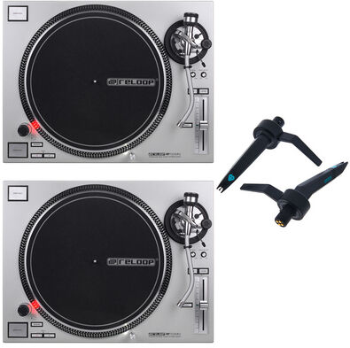 Reloop 2x RP 7000 MK2 Club Set Argent