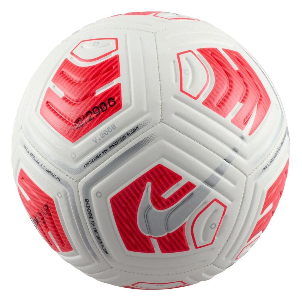 Nike Piłka nożna Strike Team - FA24 biało-czerwona FZ7557 100 5 (5) (143977 5)