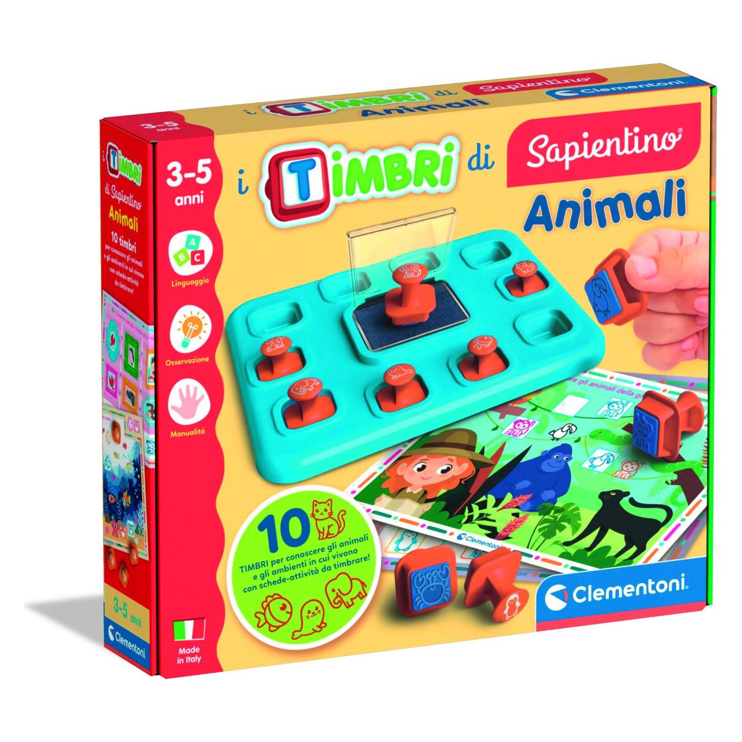 Clementoni Sapientino's Stamps - Animals (3 - 5 Jahre) (68933273)