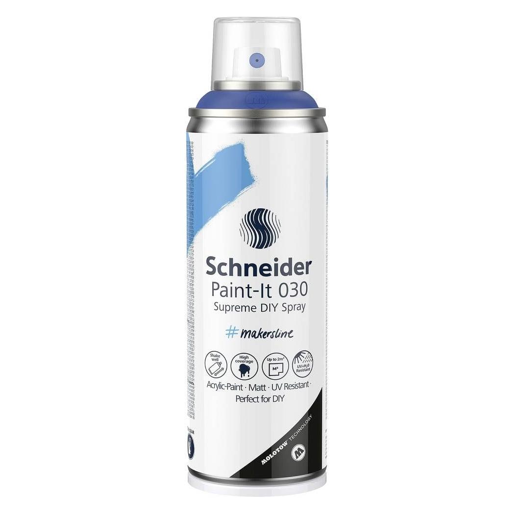 Schneider Paint-It 030 ML03050025 Acrylfarbe Blau 200 ml (200 ml) (ML03050025)