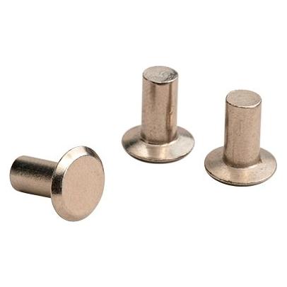 Brooks England Ø 8.75mm Solid Rivet can be used to replace tubrivets (3 pieces ) - Nickel B66, B66 's', B67, B67 ' (38735230)