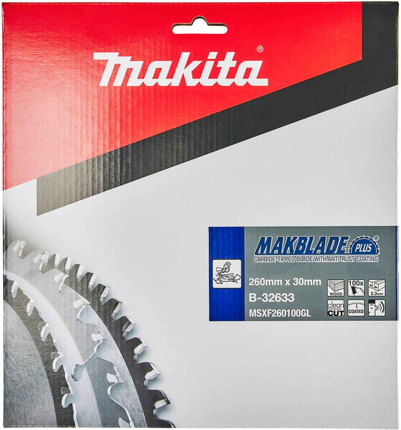 Makita MAKBLADE+ Sägeb. 260x30x100Z (B-32633))