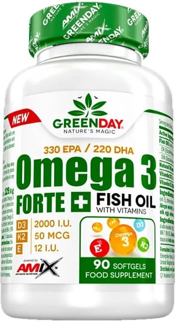 Amix Nutrition Ómega 3 Forte+ Fish Oil 90 Pérolas