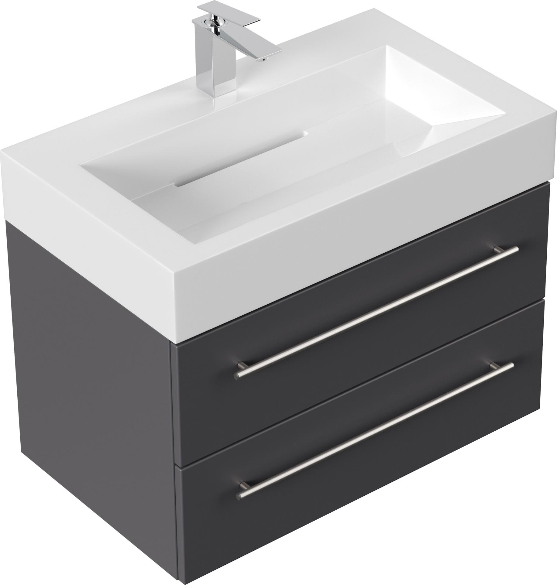 Badmöbel Design 750 anthrazit : Anthrazit Varianten: Anthrazit