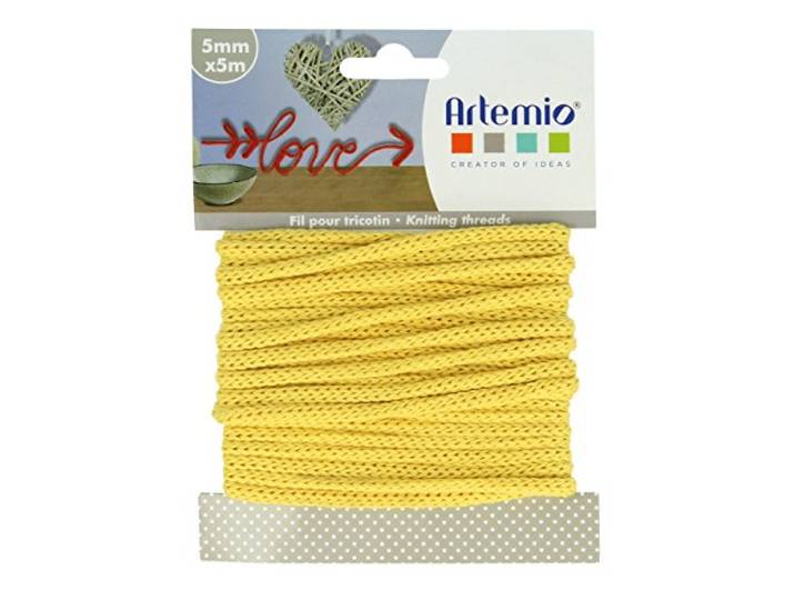 Artemio breigaren 5mm x 5m geel