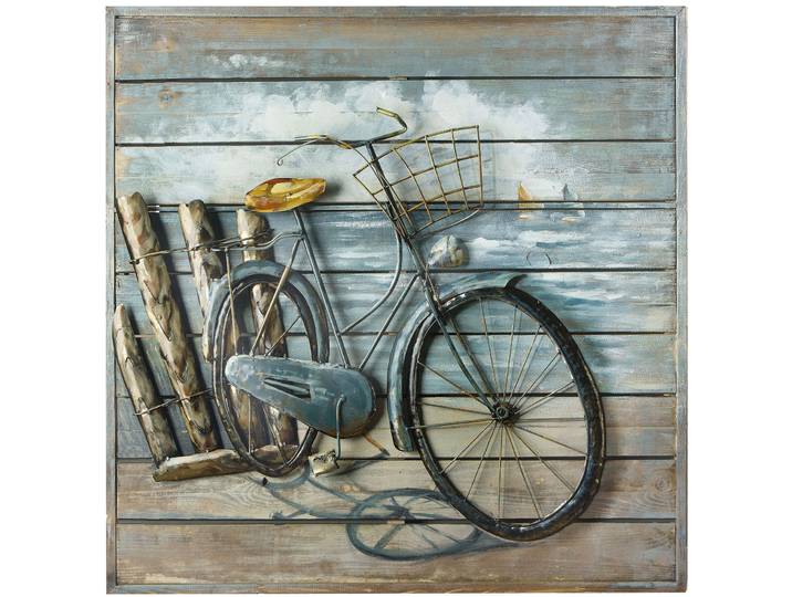 Metallbild GILDE GALLERY Kunstobjekt Enjoy The Ride , bunt (farbe bild(er): bunt), B:80cm H:80cm T:6,5cm, Metall, Bilder, Metallbild