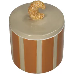 Vorratsdose CROISSANT (LBH 11x11x14,30 cm) - braun - LBH 11x11x14,30 cm