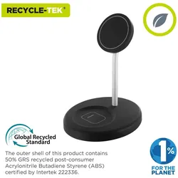 Muvit MCWIR0009, Wireless Charger, Weiss, Schwarz