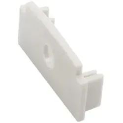 SIGOR Endkappe für Alu Unterputzprofil KS-SIG-PROF24 Large, für LED Strips bis 2cm Breite, bündig / mit Loch, Kunststoff grau SIG-9856101