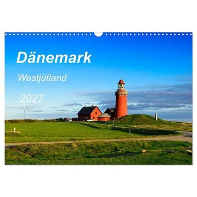 Dänemark Westjütland (Wandkalender 2027 DIN A3 quer), CALVENDO Monatskalender