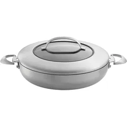 Scanpan 65113200 Chef Pfanne mit Deckel - CTX, 32 cm 65113200, Pfanne + Kochtopf, Silber, Schwarz