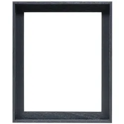 effect Schattenfugenrahmen Profil 50F Holz Schwarz / 21 x 28