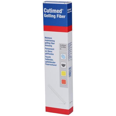 Cutimed Gelling Fiber Tamp.2x45 cm Hydrofaserverb. 5 St Tamponaden