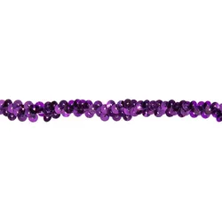 Elastik-Paillettenband, lila, Breite: 10 mm, Länge: 3 m