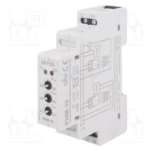 Zamel 1-phasiges Spannungsrelais 230V AC PNM-10 (EXT10000103) (EXT10000103)