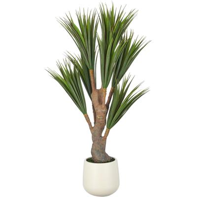 Kunstpflanze CREATIV GREEN "Dracaena", grün (grüb), H:150cm, Obermaterial: 100% Kunststoff, Kunstpflanzen, Kunstpflanze, mit naturgetreuem Blattwerk