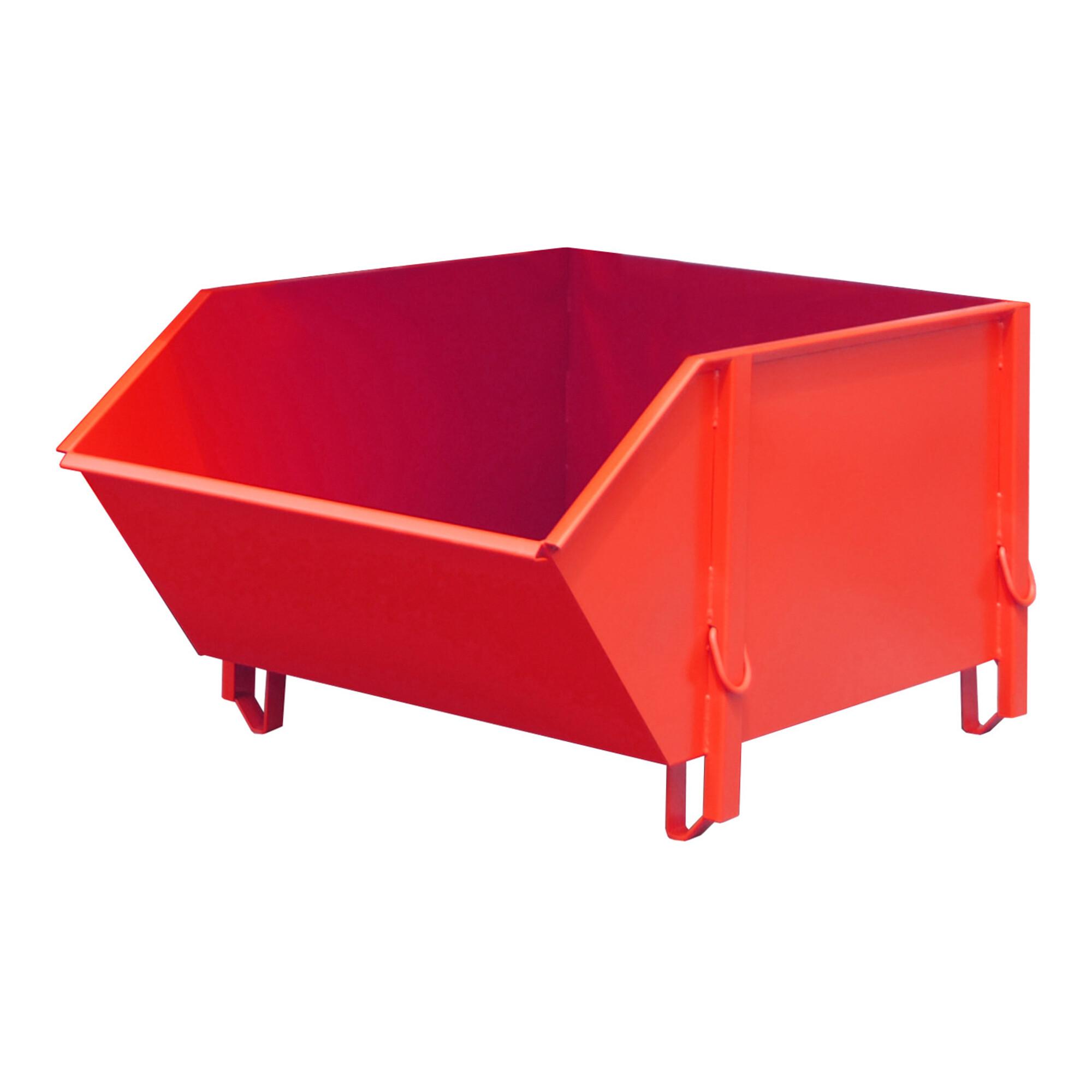 Bauer Südlohn Baustoffbehälter BBG 100, lackiert, Feuerrot (4511-10-0000-3000)