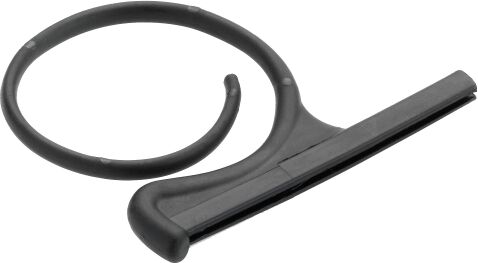DPA Microphones DPA HEB12P Ein-Ohr Headset Ohrhalter, schwarz
