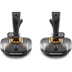 Thrustmaster T.16000M FCS Space Sim Duo (PC), Gaming Controller, Orange, Schwarz