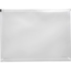 Foldersys Gleitverschlussbeutel 40425-04, A4, aus 0,20mm PP, transparent, mit Dehnfalte