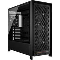 FRAME 5000D RS , Tower-Gehäuse schwarz, Tempered Glass