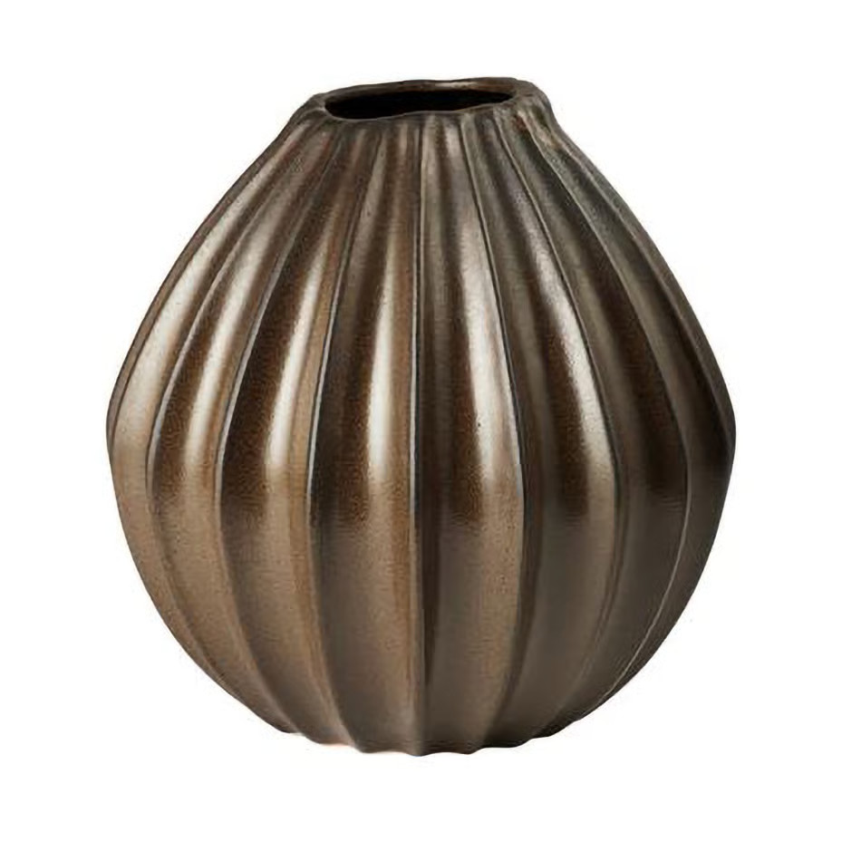 Broste Copenhagen Wide vaas L 30 cm Brown