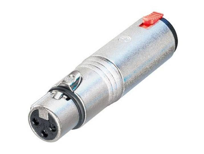 Neutrik NA3FJ - XLR 3-pin Male/Female Connector - Zilver