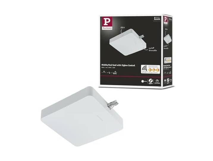 Paulmann URail Einspeisung Smart Home Zigbee 3.0 Mitte 227x196mm max. 300W Weiß 50121