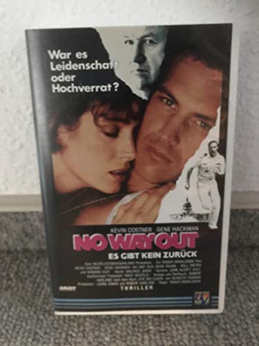 Roger Donaldson - No Way Out - Es gibt kein Zurück [VHS] - Preis vom 08.10.2026 07:26:42 h