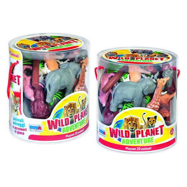 Rs Toys Wild Planet Adventure - Cylinder 20 Wild Animals (36933203)