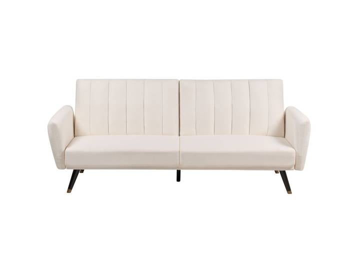 3-SITZER-SCHLAFSOFA Samtstoff hellbeige Vimmerby