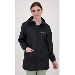 DEPROC ACTIVE Regenmantel LYNN WOMEN, Größe 46 in Schwarz Schwarz