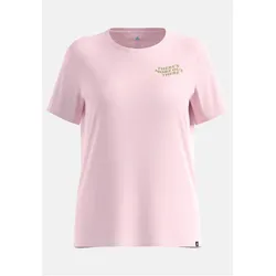 Odlo, Damen, Funktionsshirt, Cotton Blend There'S More Out There (L), Rosa, Pink