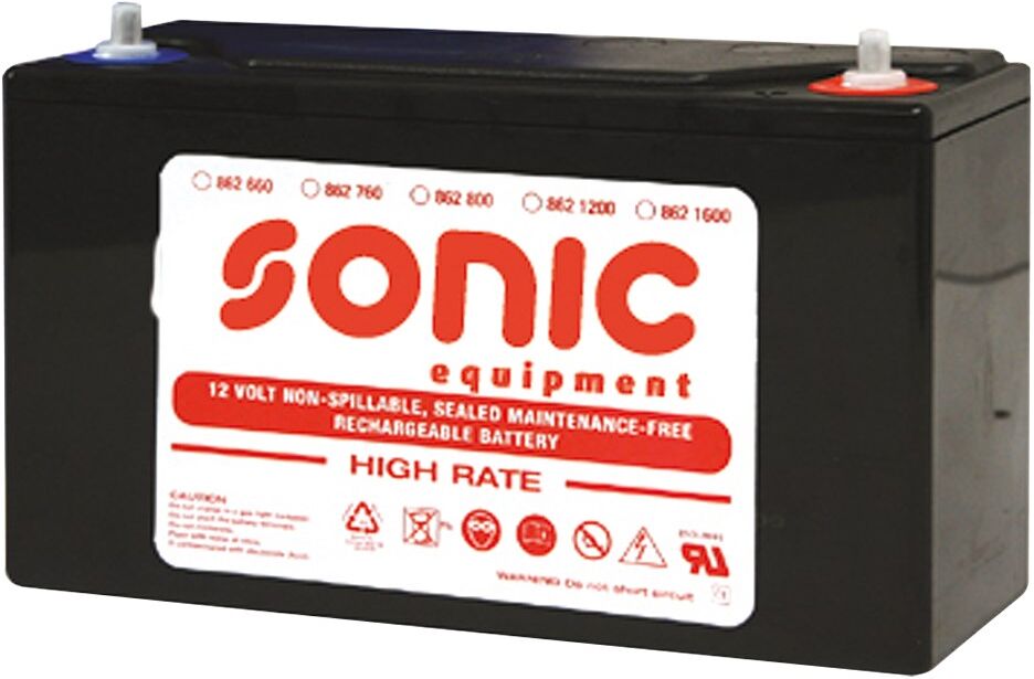 Sonic Equipment Batterie, Starthilfegerät Batterie 12v -1600a (255x170x195mm) Für Sonic Mobile 4811212